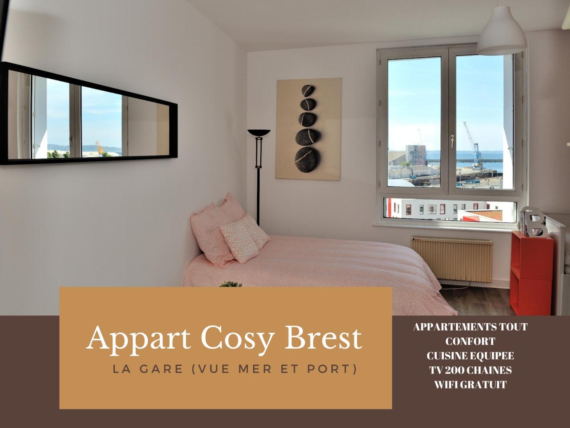 Appart Cosy Brest Kamer foto